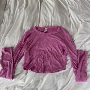 Light pink Lululemon long sleeve
